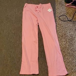 Sweatpants, Pink, XL